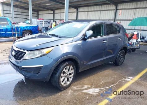 2014 Kia Sportage Lx z USA, uszkodzony, nr VIN KNDPBCACXE7556852